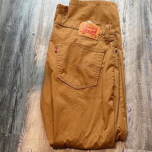 Levi's 505 Tan Denim Pants Size 36x32